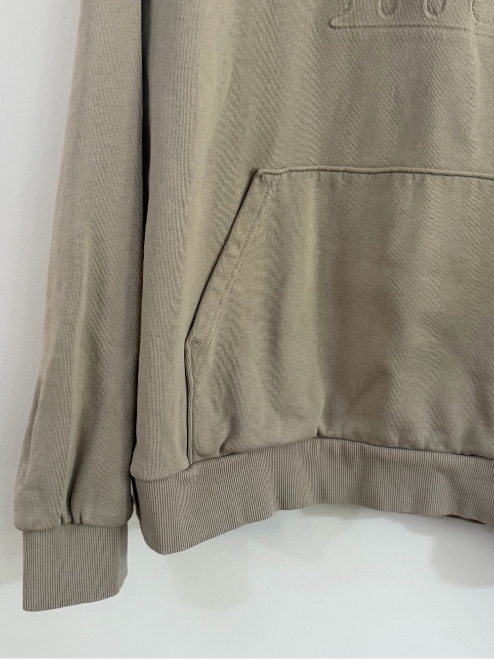 Taylor Swift Tortured Poets Department TTPD Beige Hoodie Sweatshirt Size XL - Picture 3 of 8